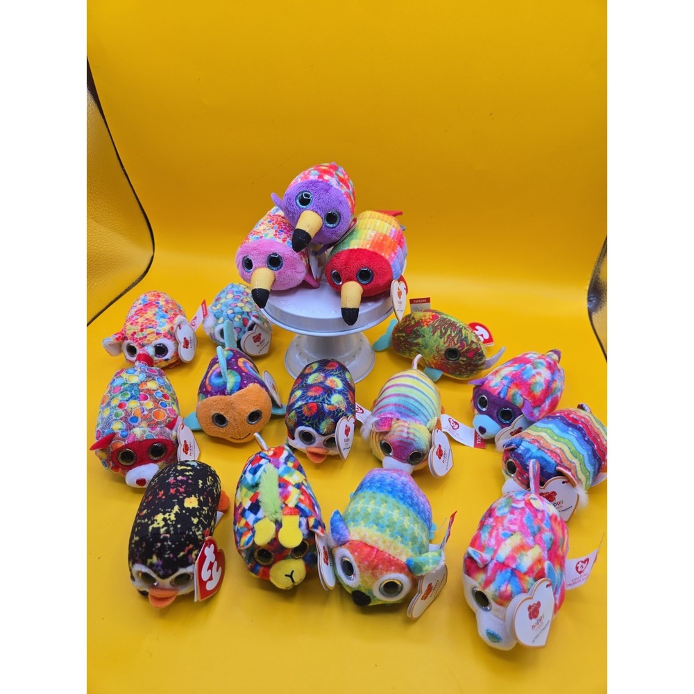 TY Teenie Beanie Babies 2019 McDonald's Happy Meal Lot of 16 Plush All W/tags